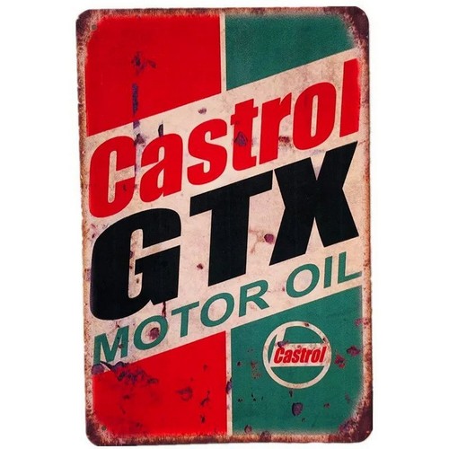 Tabliczka Metalowa Castrol GTX – Castrol Oil Gtx recenzja i cena