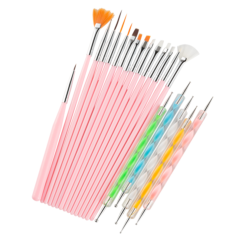 Zestaw 23 pędzli do zdobienia  – Detailing Brush Set recenzja i cena